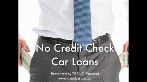 No Credit Check Car Loans Canada